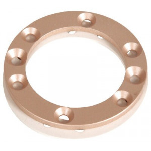 Sealing flange for the installation niche of the piezo/pneumatic button HUGO LAHME