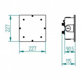 Puszka połączeniowa dla lamp basenowych HUGO LAHME