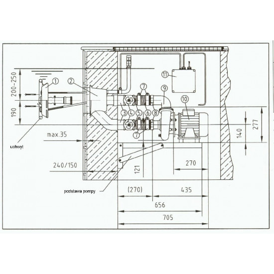 Zestaw końcowy do przeciwprądu TAIFUN-DUO HUGO LAHME
