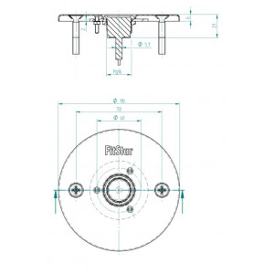 Piezo switch for pool attractions HUGO LAHME 2