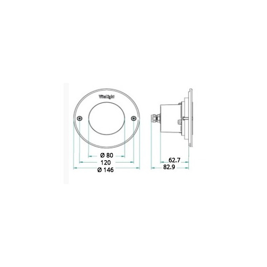 Pool lamp 16ER POWER LED 3.0 3000K HUGO LAHME