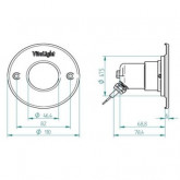 Lampa do basenu led 4ER POWER LED 3.0 RGBW HUGO LAHME