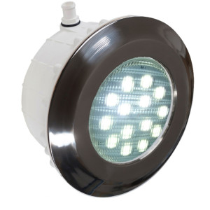 Pool lamp LED 6000K 15W 1000LM WHITE-STEEL EDITION TEBAS