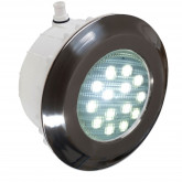 Pool lamp LED 6000K 15W 1000LM WHITE-STEEL EDITION TEBAS