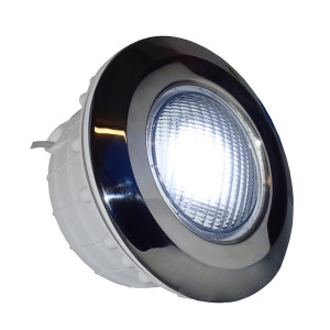 Pool lamp LED 6000K 25W 1450LM WHITE-STEEL EDITION TEBAS
