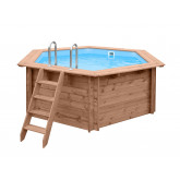 Basen drewniany 434 cm x 401 cm x 118 cm ONYX ABATEC