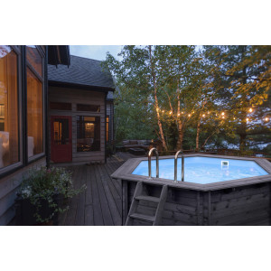 Basen drewniany 355 cm x 307 cm x 116 cm SUMMER JOY ABATEC 2