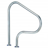 Handrail for the pool ladder FX-3 AISI 316 with ground-mounted flanges TEBAS