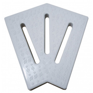 45º Corner tile for overflow 145 mm x 22 mm TEBAS