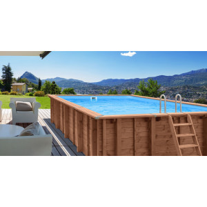 Basen drewniany 727 x 396 cm x 138 cm SUMMER OASIS ABATEC 2