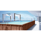 Basen drewniany 727 x 396 cm x 138 cm PEARL OF SOUTH ABATEC