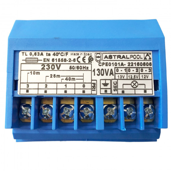 Transformer for 130W 12V for pool lights ASTRAL POOL