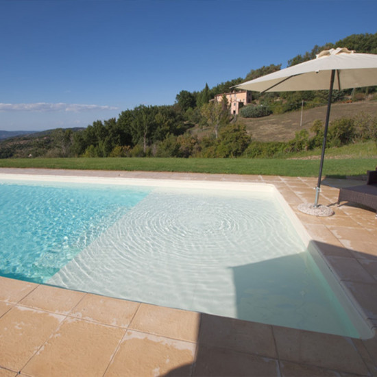 Swimming pool membrane, Elbe Classic, white, 200 cm wide ELBE