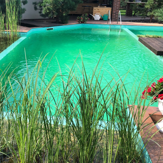 Swimming pool membrane, Elbe Classic, turquoise, 200 cm wide ELBE