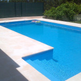 Swimming pool membrane, Elbe SUPRA, Adriatic blue, 165 cm wide ELBE