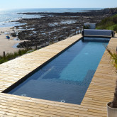 Swimming pool membrane, Elbe SUPRA, dark grey, 165 cm wide ELBE