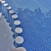 Swimming pool membrane, Elbe SUPRA, Blue Mosaic, width 165 cm ELBE
