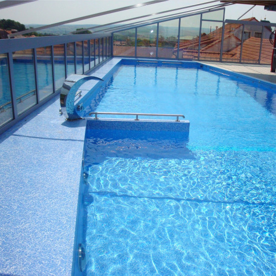 Folia basenowa Elbe SUPRA, Blue Marble, szer. 165 cm ELBE