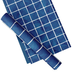 Swimming pool membrane, Elbe SUPRA, Azur Mosaic, width 165 cm ELBE