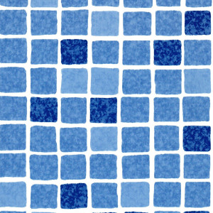 Folia basenowa antypoślizgowa Elbe SUPRA, Blue Mosaic, szer. 165 cm ELBE 2