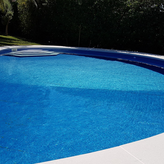 Swimming pool liner, Elbe PEARL, pearl blue, 165 cm wide ELBE