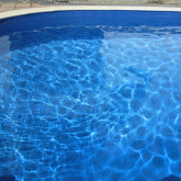 Swimming pool liner, Elbe PEARL, pearl blue, 165 cm wide ELBE