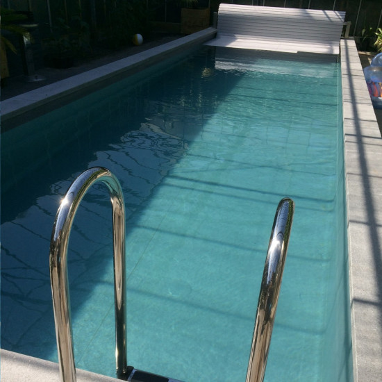 Swimming pool liner, Elbe PEARL, pearl black, 165 cm wide ELBE