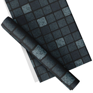 Swimming pool membrane, Elbe PEARL, Silver black, 165 cm wide ELBE