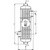Wymiennik ciepła basenowy B180 53kW SECESPOL