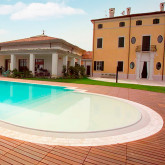 Swimming pool membrane, Elbe ELITE, sand beach, 165 cm wide ELBE