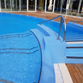 Swimming pool liner, Elbe ELITE, blue sky, 165 cm wide ELBE