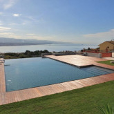 Pool liner, anti-slip, Elbe ELITE, black stone, width 165 cm ELBE