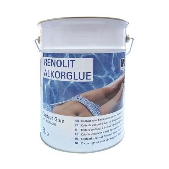 Adhesive for fixing geotextile under swimming pool membrane Alkorglue 5KG RENOLIT