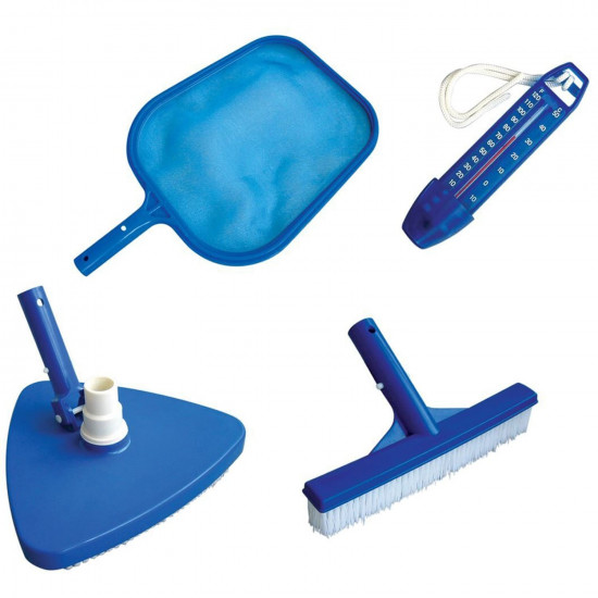 Cleaning accessories set with brushes, grid and thermometer TEBAS