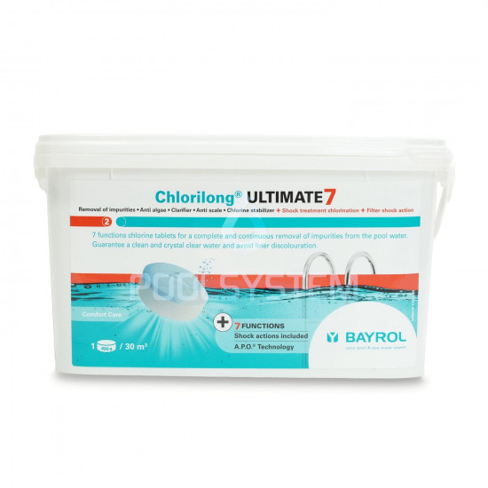 Multifunkcyjne tabletki CHLORILONG ULTIMATE 7 4,8KG BAYROL