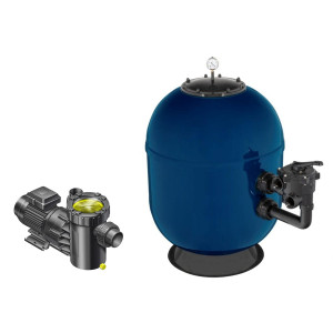 Pool filter set 60m3 620mm 16m3/h 0,65 kW 230V BATORY II TEBAS