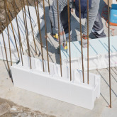 Set of EPS polystyrene blocks for the 8 x 4 m swimming pool