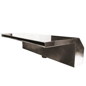 MAUI waterfall 300 mm wide in AISI 316 stainless steel TEBAS