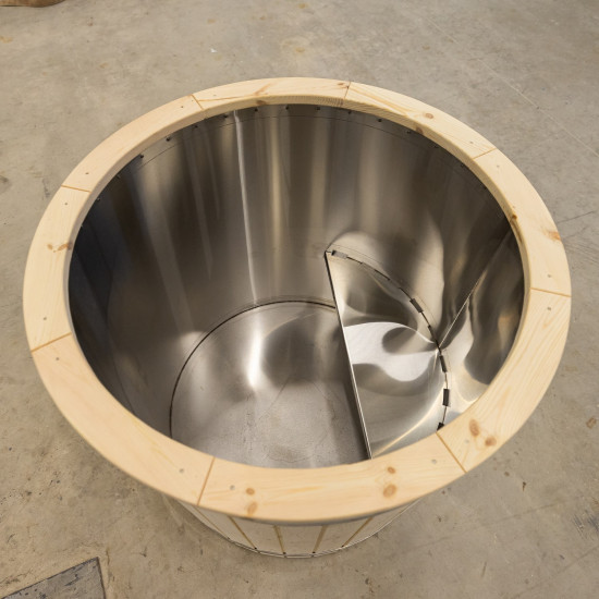 Balia schładzająca po saunie z wkładem ze stali nierdzewnej COLD DIP