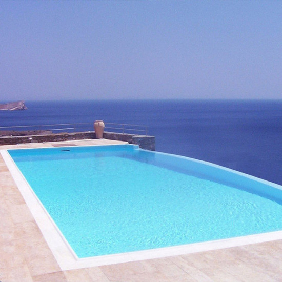 Anti-slip pool membrane 165cm wide light blue Alkorplan RELIEF  RENOLIT