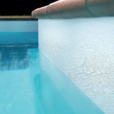 Anti-slip pool membrane 165cm wide light blue Alkorplan RELIEF  RENOLIT