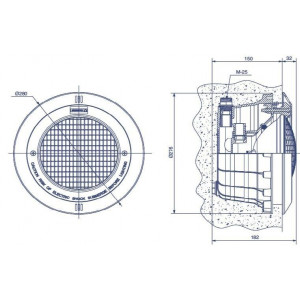 Pool lamp LED MAXI 30W 2400LM white COLOR EDITION TEBAS 2