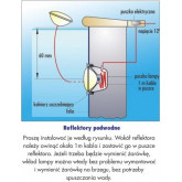 Lampa do basenu LED MAXI 30W 2400LM biała COLOR EDITION TEBAS