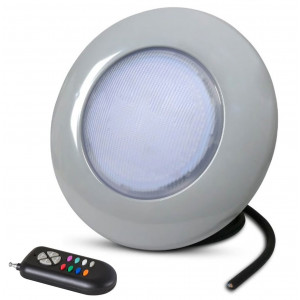 Pool lamp LED PAR56 light grey 15 W 12 V 900lm RGB with remote control AQUASPHERE