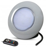 Pool lamp LED PAR56 light grey 15 W 12 V 900lm RGB with remote control AQUASPHERE