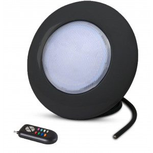 Lampa do basenu LED PAR56 antracyt 15 W 12 V 900lm RGB z pilotem AQUASPHERE