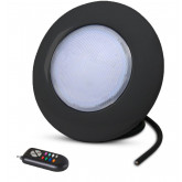 Lampa do basenu LED PAR56 antracyt 15 W 12 V 900lm RGB z pilotem AQUASPHERE