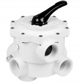 6-way side valve for swimming pool without 2" connections PRAHER