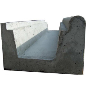 Overflow gutter for swimming pool straight 100 cm 2