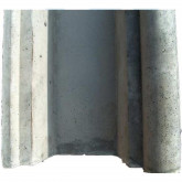 Overflow gutter for swimming pool straight 100 cm